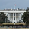 Quang cảnh bên ngoài Nhà Trắng ở Washington DC. (Ảnh: AP/TTXVN)