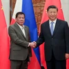 Chủ tịch Trung Quốc Tập Cận Bình và Tổng thống Philippines Rodrigo Duterte. (Nguồn: news.abs-cbn.com)