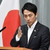Tân Bộ trưởng Môi trường Nhật Bản Shinjiro Koizumi phát biểu trong cuộc họp báo ở Tokyo ngày 11/9/2019. (Ảnh: Kyodo/TTXVN)