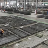 Công nhân làm việc tại một khu công nghiệp ở tỉnh Phúc Kiến, Trung Quốc. (Ảnh: THX/TTXVN)