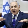 Thủ tướng Israel Benjamin Netanyahu phát biểu trong cuộc họp nội các ở Jerusalem ngày 3/9/2019. (Ảnh: AFP/ TTXVN)