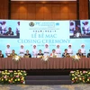 Trưởng đoàn 10 nước thành viên ASEANAPOL ký Thông cáo chung. (Ảnh: TTXVN)