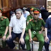 Các bị cáo tại phiên tòa ngày 25/9/2019. (Ảnh: Thành Chung/TTXVN)