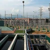 Trạm biến áp công suất 2X25MVA trong khu công nghiệp Thăng Long Vĩnh Phúc, đáp ứng nhu cầu điện sản xuất cho các nhà máy trong khu công nghiệp. (Ảnh: Hoàng Hùng/TTXVN)
