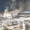 Một vụ cháy nhà máy của Công ty nông nghiệp thành phố Thương Khâu, tỉnh Hà Nam, Trung Quốc ngày 17/12/2018. (Ảnh: CGTN/ TTXVN)