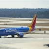 Máy bay của Hãng hàng không Southwest Airlines tại sân bay quốc tế Baltimore Washington, gần Baltimore, Maryland, Mỹ, ngày 13/3/2019. (Ảnh: AFP/ TTXVN)