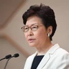 Trưởng Đặc khu hành chính Hong Kong Lâm Trịnh Nguyệt Nga phát biểu tại cuộc họp báo ở Hong Kong, Trung Quốc. (Ảnh: THX/TTXVN)