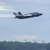 Máy bay F-35 Lightning II của Mỹ cất cánh từ căn cứ không quân Tyndall, Florida, ngày 16/9/2016. (Ảnh minh họa: AFP/ TTXVN)