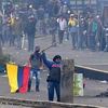 Người biểu tình tại Ecuador. (Nguồn: AFP)