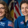 Astronauts Christina Koch (trái) và Jessica Meir. (Nguồn: CNN)