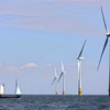 Trang trại điện gió của Anh ở Biển Bắc. (Ảnh: AFP/ TTXVN)