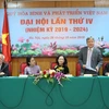 Chủ tịch Quỹ Hòa bình và Phát triển Việt Nam Hà Hùng Cường phát biểu. (Ảnh: TTXVN phát)