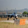 Máy bay quân sự của Nga tại căn cứ không quân Hmeimim ở tỉnh Latakia, Syria ngày 26/9/2019. (Ảnh: AFP/TTXVN)