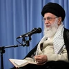 Đại Giáo chủ Iran Ali Khamenei phát biểu tại một cuộc họp ở Tehran ngày 17/9/2019. (Ảnh: AFP/TTXVN)