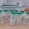 Vắcxin cúm mùa IVACFLU. (Ảnh: Phan Sáu/TTXVN)