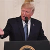 Tổng thống Mỹ Donald Trump phát biểu tại Washington D.C, Mỹ. (Ảnh: AFP/TTXVN)