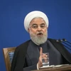 Tổng thống Iran Hassan Rouhani tại cuộc họp báo ở Tehran, Iran. (Ảnh: THX/TTXVN)