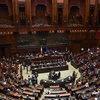Thủ tướng Italy Giuseppe Conte (giữa) phát biểu tại cuộc họp Hạ viện ở Rome ngày 9/9. (Ảnh: AFP/TTXVN)