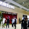 Gian hàng của Samsung tại Triển lãm điện tử Hàn Quốc ở Seoul ngày 8/10/2019. (Ảnh: Yonhap/ TTXVN)