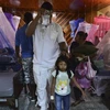 Bệnh nhân mắc sốt xuất huyết được điều trị tại một bệnh viện ở La Paz, Honduras ngày 24/7/2019. (Ảnh: AFP/TTXVN)