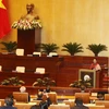 Chủ tịch Quốc hội Nguyễn Thị Kim Ngân phát biểu tại Hội nghị. (Ảnh: Trọng Đức/TTXVN)