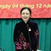 Chủ tịch Liên hiệp các tổ chức hữu nghị Việt Nam Nguyễn Phương Nga. (Ảnh: Văn Điệp/TTXVN)
