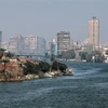 Một đoạn sông Nile chảy qua thủ đô Cairo (Ai Cập) ngày 7/3/2019. (Ảnh: AFP/TTXVN)