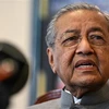 Thủ tướng Malaysia Mahathir Mohamad trong cuộc họp báo tại Putrajaya ngày 9/5/2019. (Ảnh: AFP/ TTXVN)