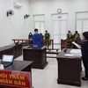Bị cáo Trần Văn Phương trong phiên tòa xét xử vụ mua bán thận. (Ảnh: Kim Anh/Vietnam+)