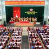 Vĩnh Long tổ chức Đại hội điểm Đảng bộ xã Tân Hạnh, huyện Long Hồ. (Ảnh: Phạm Minh Tuấn/TTXVN)