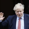Thủ tướng Anh Boris Johnson sau cuộc họp tại nhà số 10 Phố Downing ở London ngày 18/3/2020. (Ảnh: AFP/TTXVN)