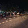 Hiện trường một vụ tai nạn giao thông tại huyện Chư Sê, Gia Lai. (Ảnh minh họa: TTXVN)