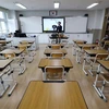 Một lớp học trực tuyến tại trường tiểu học ở Sejong, Hàn Quốc ngày 17/4/2020 trong bối cảnh dịch COVID-19 lan rộng. (Ảnh: Yonhap/ TTXVN)