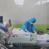 Bệnh nhân 91 (43 tuổi, phi công người Anh) đang được điều trị tích cực tại Bệnh viện Chợ Rẫy Thành phố Hồ Chí Minh. (Ảnh: TTXVN phát)