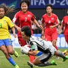 Tuyển nữ Brazil gặp nữ Hàn Quốc tại giải U20 World Cup bóng đá nữ 2018. (Nguồn: AFP)