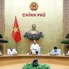 Thủ tướng Nguyễn Xuân Phúc phát biểu tại Phiên họp. (Ảnh: Thống Nhất/TTXVN)