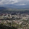 Quang cảnh khu vực tranh chấp Nagorny Karabakh giữa Armenia và Azerbaijan, ngày 4/4/2016. (Ảnh: AFP/ TTXVN)