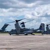 Trực thăng MV-22 Osprey của Mỹ tại căn cứ quân sự ở Florida, Mỹ, ngày 4/9/2019. (Ảnh: AFP/ TTXVN)