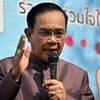 Thủ tướng Thái Lan Prayut Chan-o-cha phát biểu tại Bangkok, Thái Lan. (Ảnh: AFP/ TTXVN)
