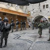 Lực lượng an ninh Israel tuần tra tại thành phố Hebron, Bờ Tây ngày 26/10/2019. (Ảnh: AFP/TTXVN)