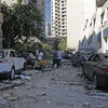 Các phương tiện bị phá hủy sau vụ nổ tại Beirut, Liban, ngày 5/8/2020. (Ảnh: THX/ TTXVN)
