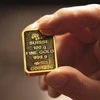 Vàng miếng được bán tại Dublin, Ireland. (Ảnh: AFP/ TTXVN)