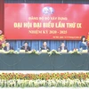 Đoàn Chủ tịch Đại hội. (Nguồn: baoxaydung.com.vn)