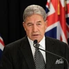 Ông Winston Peters phát biểu tại Wellington, New Zealand. (Ảnh: AFP/TTXVN)