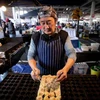 ​Quầy bán takoyaki của đầu bếp Martin Lowe.(Nguồn: NZHerald)
