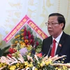 Ông Phan Văn Mãi, Ủy viên Trung ương Đảng, Bí thư Tỉnh ủy Bến Tre nhiệm kỳ 2020-2025. (Ảnh: Huỳnh Phúc Hậu/TTXVN)