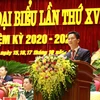 Đồng chí Đặng Quốc Khánh, Bí thư Tỉnh ủy Hà Giang khóa XVII, nhiệm kỳ 2020-2025. (Ảnh: Nguyễn Chiến/TTXVN)