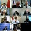 Một cuộc họp trực tuyến của Hội đồng Bảo an Liên hợp quốc. (Ảnh: Hữu Thanh/TTXVN)