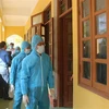 Khu cách ly tập trung Trường Cao đẳng Y tế Hà Nam. (Ảnh: Nguyễn Chinh/TTXVN)
