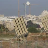 Hệ thống phòng thủ tên lửa Vòm Sắt (Iron Dome) được triển khai tại Ashdod , Israel, ngày 12/11/2019. (Ảnh: AFP/TTXVN)